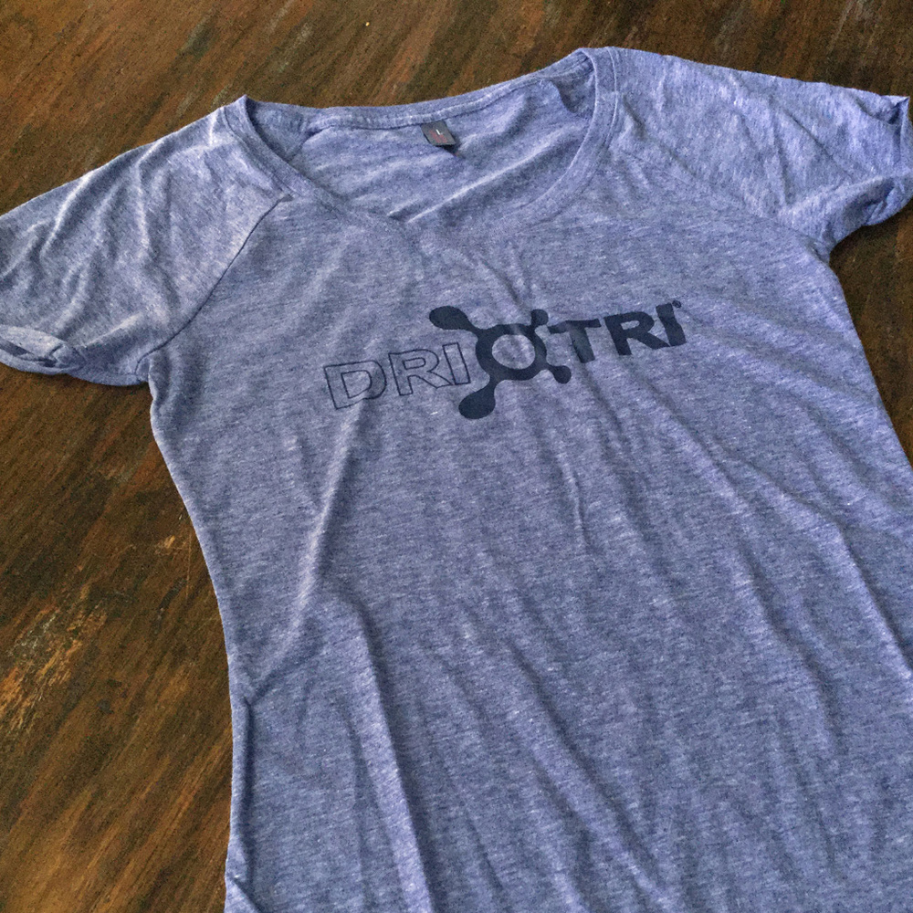 Orange Theory District Tri-Blend scoop Navy Hthr